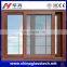 no deformation thermal break front wood grain finish aluminum window