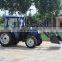 55HP 4WD 554 дешевый сельскохозяйственный трактор с 4 в 1 ковшом