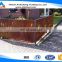 ahl-corten corten steel modern fencing for garden building