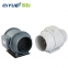 Mixed flow ventilation plastic duct exhaust in-line duct fan fresh air fan