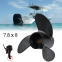 Aluminum Outboard Propeller 7.8x8 suit For Tohatsu Nissan Mercury Outboard 4 5HP 6HP engine