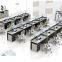 Contemporary Office partition cubicles 4 Person Office Partition Workstation