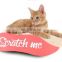 Durable corrugated paper funny red pink lip for cat scratching  board toy