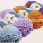 Natural smooth wholesale cotton  yarn for hand knitting
