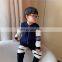 Boys and girls contrast cardigan short jacket casual baseball uniform