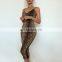 2020 New Arrival Women Sleeveless Wild Leopard Dress Lady Sexy Backless Summer Dress