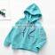 plain style pure color children 100% cotton hoodies