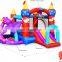 Funny Nylon Fabric Inflatable  dinosaur Bouncy House Inflatable , Inflatable Small Jumping Castle with Slide  For Kids