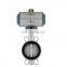 Ductile iron body PTFE seal 10 Inch Pneumatic drive wafer type butterfly valve