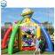 5 in1 sports world baseball inflatable arena target shooting ball game, inflatable football toss potato game toys for adults