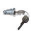 Car Trunk Lock Ribbed Cap Pear Head Key Set For Chevy Corvette Impala Pontiac
