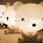 Kawaii fashional cute bedroom lamps cartoon pet night light led bulbs