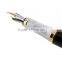 250 Calligraphy Faountain Pen Black and Golden Clip Art Pen