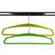Custom Multifunctional Velvet Clothes Hanger for Scarf Tie with Holes for Saving Space