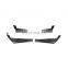 Carbon Fiber RS4 Aftermarket Bumper Front Canards Fins for Audi RS4 A4 B9 2017-2020