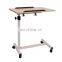 Top Quality Adjustable Height Wooden Over Bedside Dining Overbed Table for Hospital