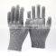Custom working safety cut gloves for hand protection with reinforced crotch