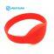 Customized Color Passive NFC Bracelet RFID Silicone Wristband for GYM Fitness Center