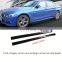 Honghang Manufacture Side Skirts Universal, Gloss Black+Red Universal Side Splitter Car Side Skirts  For BMW F30 G20 G30