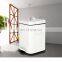 Functional White Square shape kitchen garbage cans household waste bin