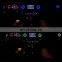 Air Vent LED Atmosphere Lights 32 Colors Ambient Light Turbine Outlets Lamp Air Conditioner Covers for 2011-2017 Jeep Wrangler J