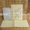 Newest Design Gold Royal Embossed Wedding Invitation Card