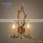 Nodic American Retro Bar Hanging Lights For Home Resin Antler Chandelier Light Pendant Lamp With Horn Deer