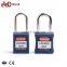 High Security Multi Color 38MM 316 Stainless Steel Shackle Slim Body Safety Padlock