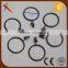 14 pcs/ set Metal Drapery black Curtain Rings with Clips Sell Amazon Markets