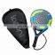 Professional Customized Powerful 3k Carbon Paddle Tennis Racket With Soft EVA For Advanced Players