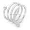 Wholesale Napkin Rings Wire Round Metal Silver Gold Rose Gold Decoration Napkin Buckle For Wedding