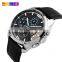 9106 ремешок для часов из кожи, профессиональные часы, реloj de pulsera para hombres, кварцевые наручные часы Skmei