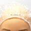 Disposable plastic PE CPE stripe cap mob bouffant protective dust adult hat wholesale