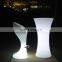 chicha-modern /Fashion outdoor multicolored color changing light furniture LED cocktail high top bar chair and table