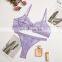 2021 Summer Luxury Multi-color  Perspective Ladies Women Sexy Bra and Panties Girl In Bra