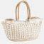 Hot Sale 2023 Rustic Lady Seagrass Tote Handbag, Handwoven Straw Summer basket Best Price Vietnam Supplier