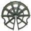 PE/PP 75mm Wheel style plastic spacer protective layer of reinforcing steel bar applied in the civil