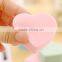 Customerized Natural latex sponge heart shape Makeup sponge puff