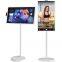 Mobile smart screen heart screen wireless projection live broadcast large screen free rotation lifting TV Fitness screen Capacitive touch screen LCD TV