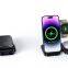 Multifunctional wireless charger with magnetic foldable 3 in 1 wireless charger