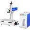 Desktop cheap price durable seamless splicing 30 W split optical fiber marking machine Jewelry Gold stainless steel