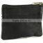 Genuine leather zip coin purse popular men's coin purse
