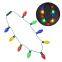 Christmas Accessories LED Party Flashing Light Up Jumbo Bulb Necklace For Holidays Events Costume Parties