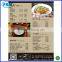 Custom Printing A6 Restaurant Promotional Samples Leaflet