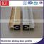 Closet door frame sliding door profile sliver anodized color