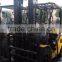 Original japanese Komat FD30 3ton /used electric forklift with 3 masts in top performance