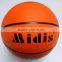 Customized low price promotional rubber basketball size 7