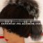 new fancy real mink fur with silver fox fur knitted hat with big pom pom