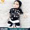 Summer Children Clothes Baby Boy Wearing 2016 Pure Cotton Triangle Printed Boy Suits Sets
