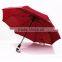 2015 Automatic windproof 9 LED umbrella with lighted handle